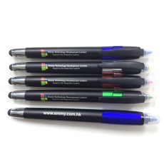 Promotional plastic TOUCH pen with highlighter - EMMY Technology